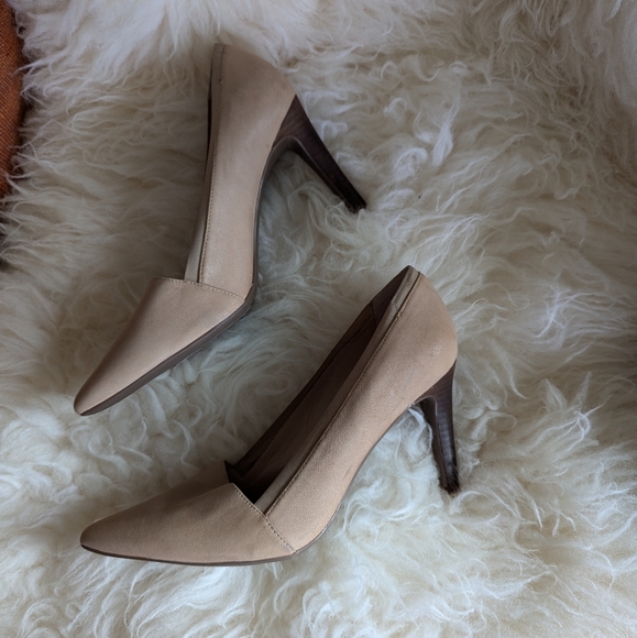 Franco Sarto Nude Heels - Picture 5 of 10